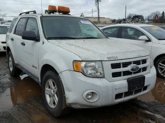 1FMCU5K30BKB60601 - 2011 FORD ESCAPE HYB WHITE photo 1