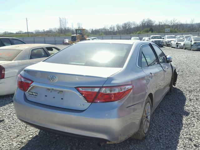 4T1BF1FK9FU002302 - 2015 TOYOTA CAMRY LE SILVER photo 4