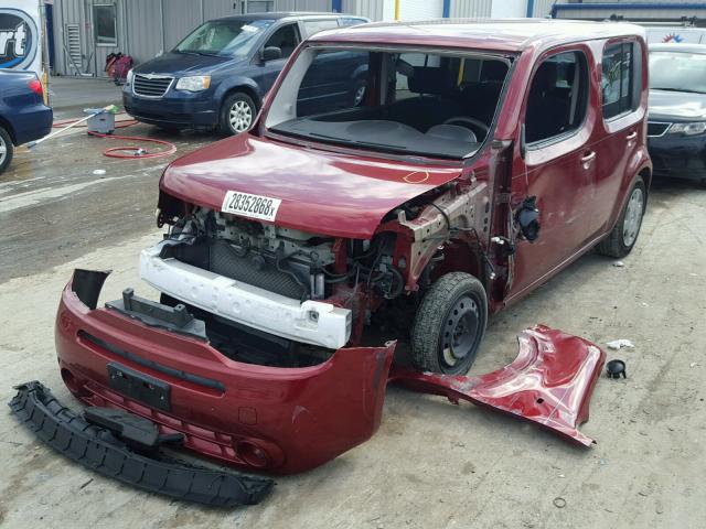 JN8AZ2KR6CT254062 - 2012 NISSAN CUBE BASE RED photo 2