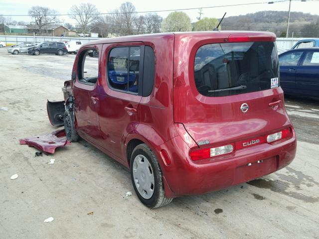 JN8AZ2KR6CT254062 - 2012 NISSAN CUBE BASE RED photo 3