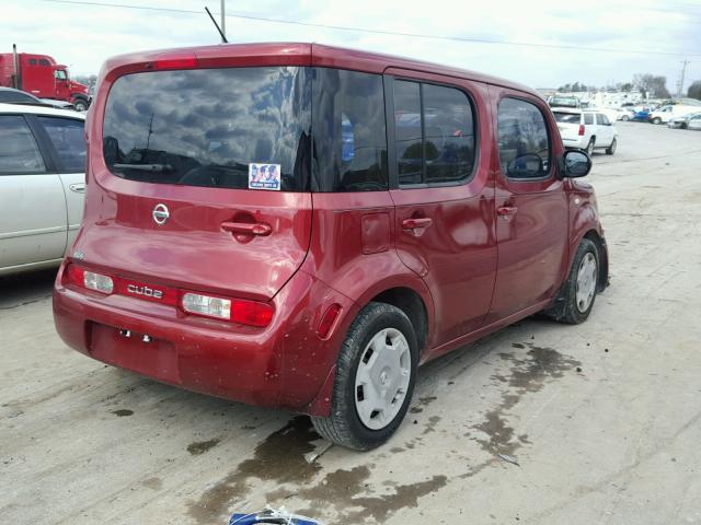 JN8AZ2KR6CT254062 - 2012 NISSAN CUBE BASE RED photo 4