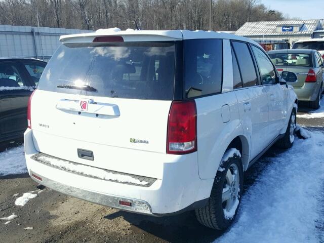 5GZCZ33Z77S827697 - 2007 SATURN VUE HYBRID WHITE photo 4