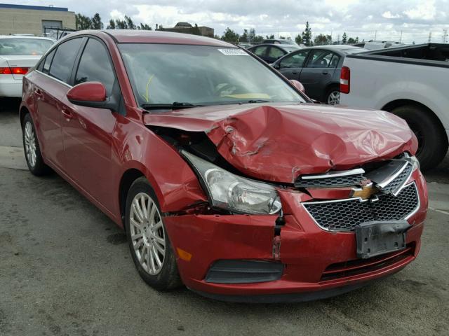 1G1PJ5SC6C7177897 - 2012 CHEVROLET CRUZE ECO RED photo 1