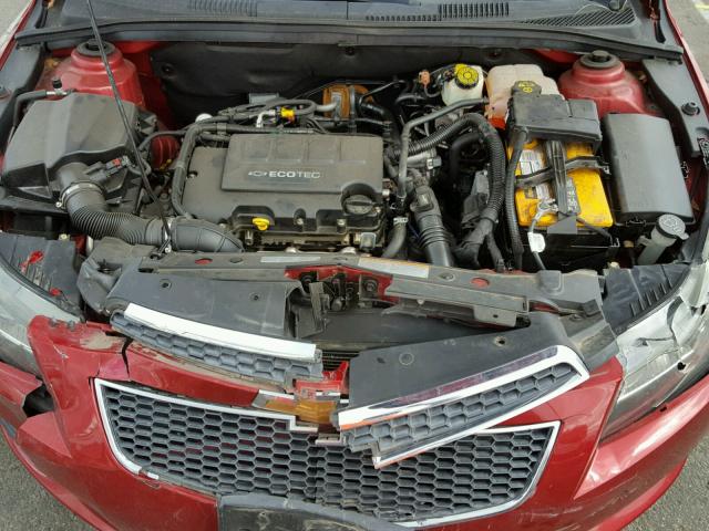 1G1PJ5SC6C7177897 - 2012 CHEVROLET CRUZE ECO RED photo 7