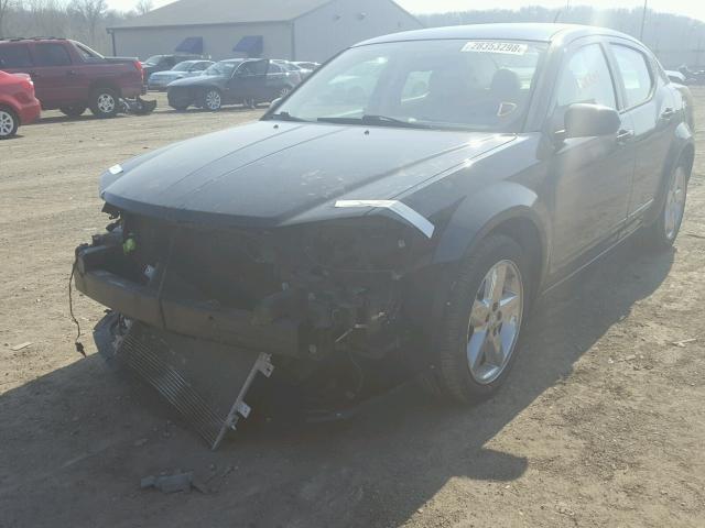 1B3LC76M48N588024 - 2008 DODGE AVENGER R/ BLACK photo 2