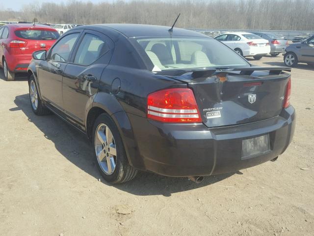 1B3LC76M48N588024 - 2008 DODGE AVENGER R/ BLACK photo 3