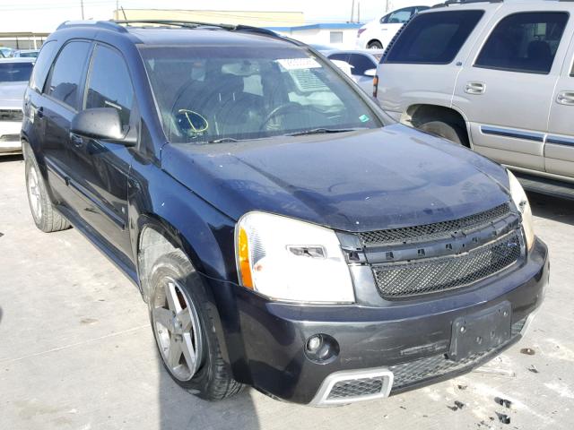 2CNDL737186025854 - 2008 CHEVROLET EQUINOX SP BLACK photo 1