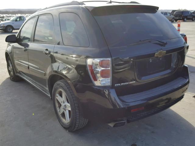 2CNDL737186025854 - 2008 CHEVROLET EQUINOX SP BLACK photo 3