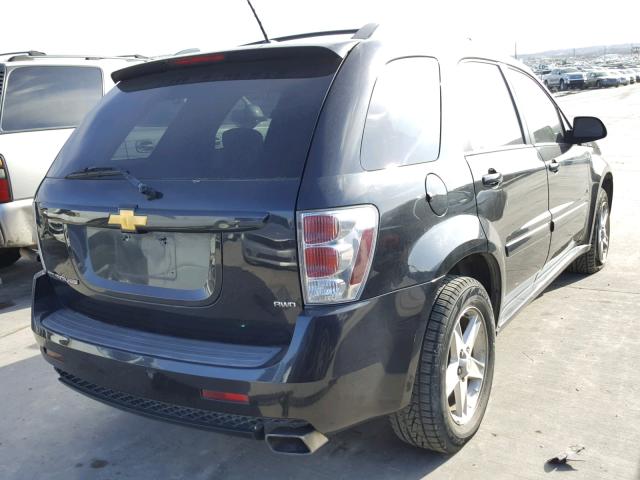 2CNDL737186025854 - 2008 CHEVROLET EQUINOX SP BLACK photo 4