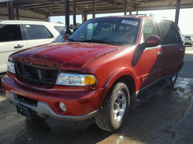 5LMEU27R01LJ24272 - 2001 LINCOLN NAVIGATOR ბურგუნდია ფოტო 2