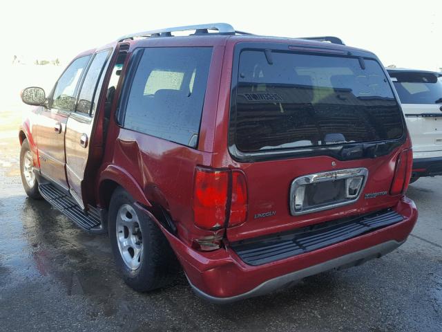 5LMEU27R01LJ24272 - 2001 LINCOLN NAVIGATOR BURGUNDY photo 3