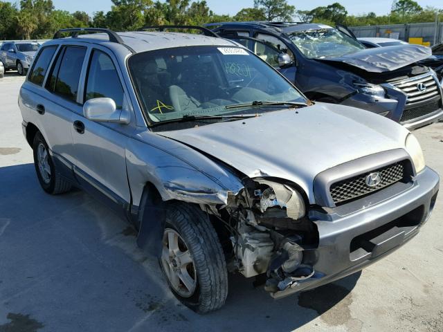 KM8SC13D74U598103 - 2004 HYUNDAI SANTA FE G GRAY photo 1