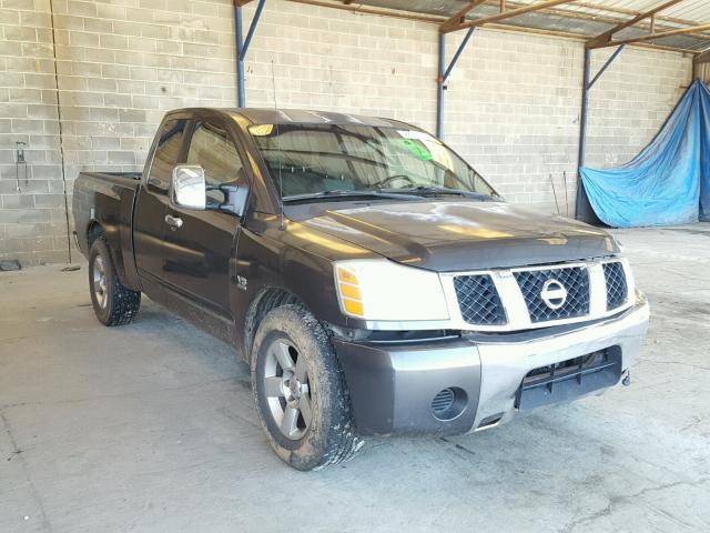 1N6AA06A14N532848 - 2004 NISSAN TITAN XE CHARCOAL photo 1