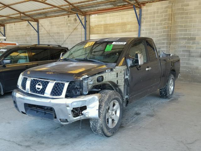 1N6AA06A14N532848 - 2004 NISSAN TITAN XE CHARCOAL photo 2