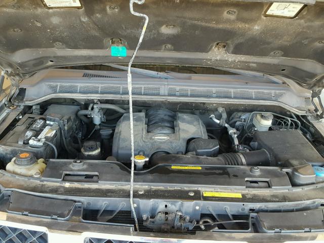 1N6AA06A14N532848 - 2004 NISSAN TITAN XE CHARCOAL photo 7