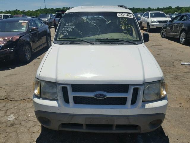 1FMYU60E61UA08986 - 2001 FORD EXPLORER WHITE photo 9