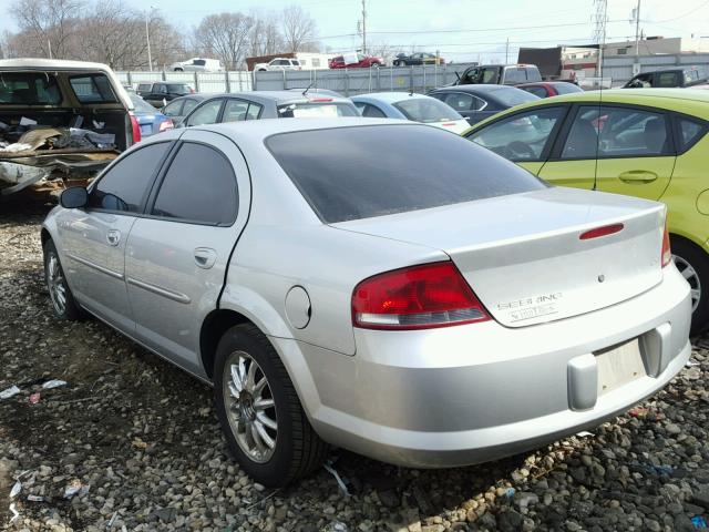 1C3EL56U11N527526 - 2001 CHRYSLER SEBRING LX SILVER photo 3