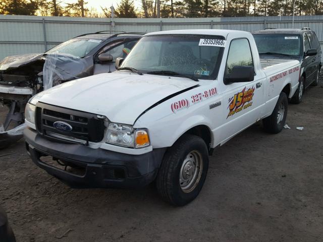 1FTYR10U76PA47222 - 2006 FORD RANGER WHITE photo 2