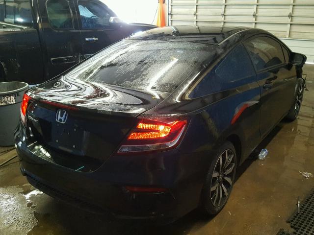 2HGFG3B02EH525408 - 2014 HONDA CIVIC EXL 黑色 照片 4