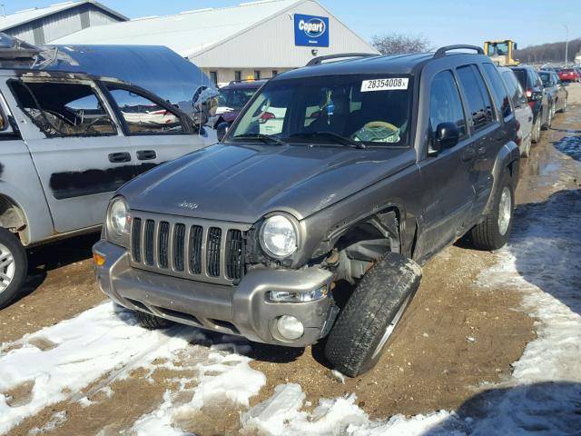 1J4GK58K63W721771 - 2003 JEEP LIBERTY LI BEIGE photo 2