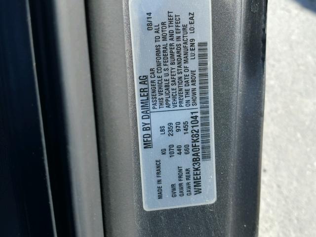 WMEEK3BA0FK821041 - 2015 SMART FORTWO PAS 白色 照片 10