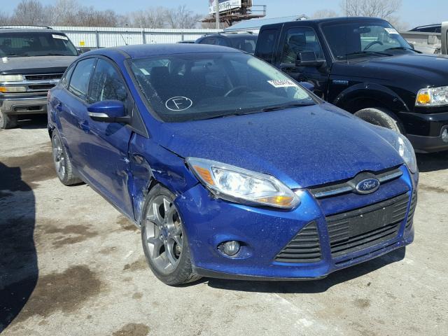 1FADP3F25EL413213 - 2014 FORD FOCUS SE BLUE photo 1