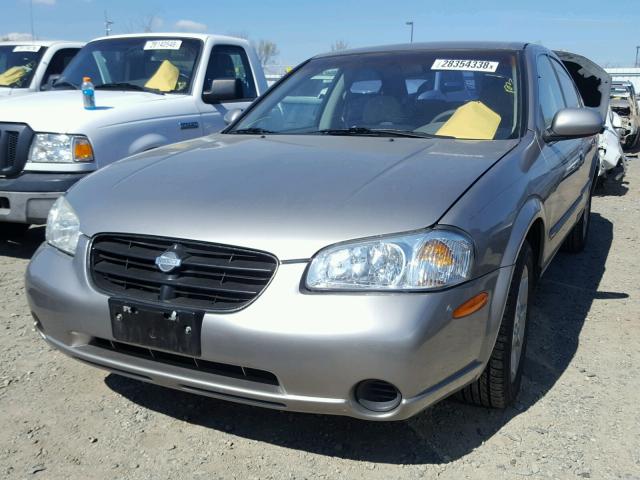 JN1CA31D4YT763794 - 2000 NISSAN MAXIMA GLE GRAY photo 2