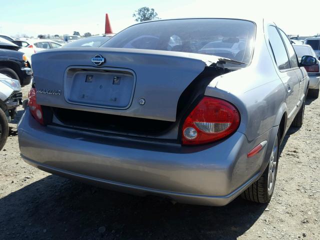 JN1CA31D4YT763794 - 2000 NISSAN MAXIMA GLE GRAY photo 4