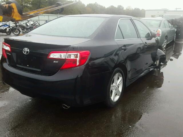 4T1BF1FK3EU360882 - 2014 TOYOTA CAMRY L BLACK photo 4