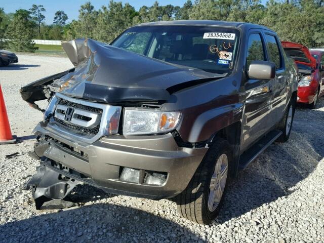 2HJYK16539H501104 - 2009 HONDA RIDGELINE TAN photo 2