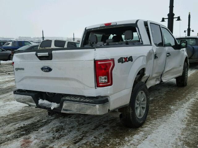 1FTEW1EP8HFA03690 - 2017 FORD F150 SUPER WHITE photo 4