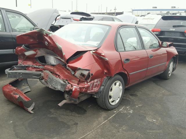 1NXBB02E0VZ545185 - 1997 TOYOTA COROLLA DX RED photo 4