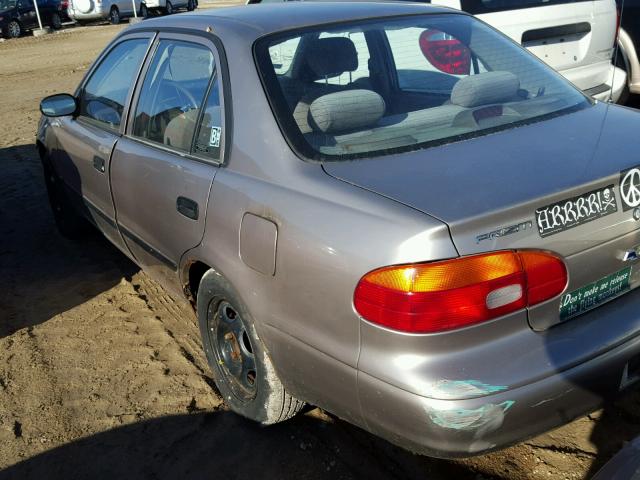 1Y1SK5284WZ400517 - 1998 CHEVROLET GEO PRIZM BROWN photo 3