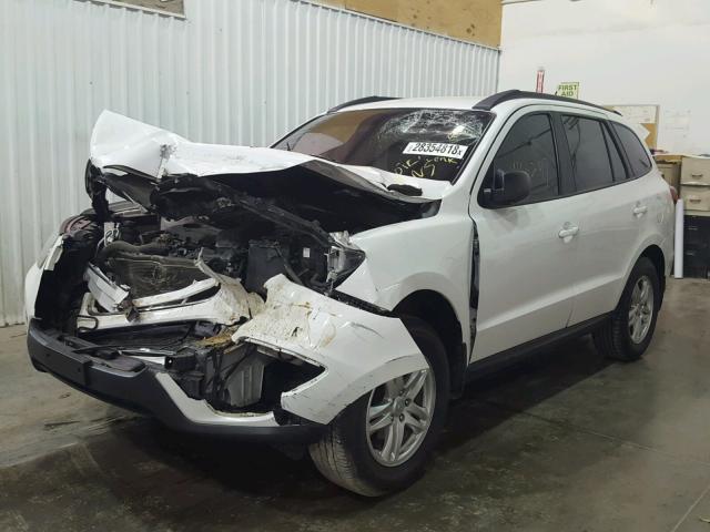 5XYZG3AB0BG006429 - 2011 HYUNDAI SANTA FE G WHITE photo 2