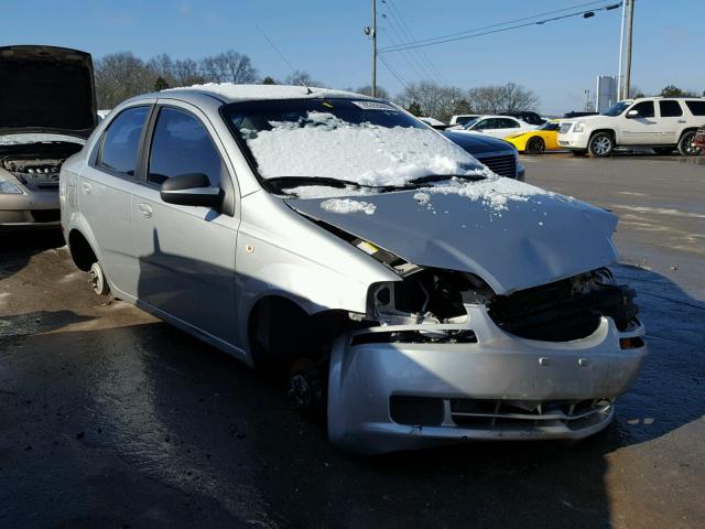 KL1TD52635B302448 - 2005 CHEVROLET AVEO BASE Gümüş fotoğraf 1