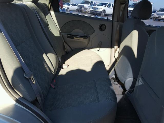 KL1TD52635B302448 - 2005 CHEVROLET AVEO BASE Gümüş fotoğraf 6