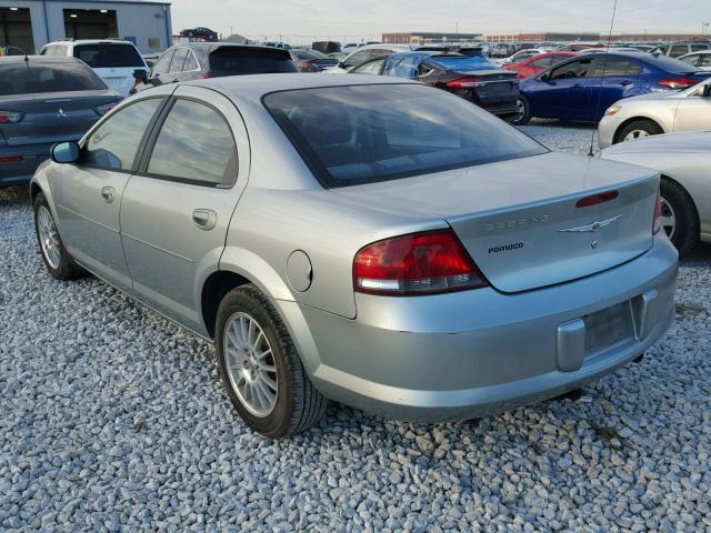 1C3EL46R74N282113 - 2004 CHRYSLER SEBRING LX GREEN photo 3