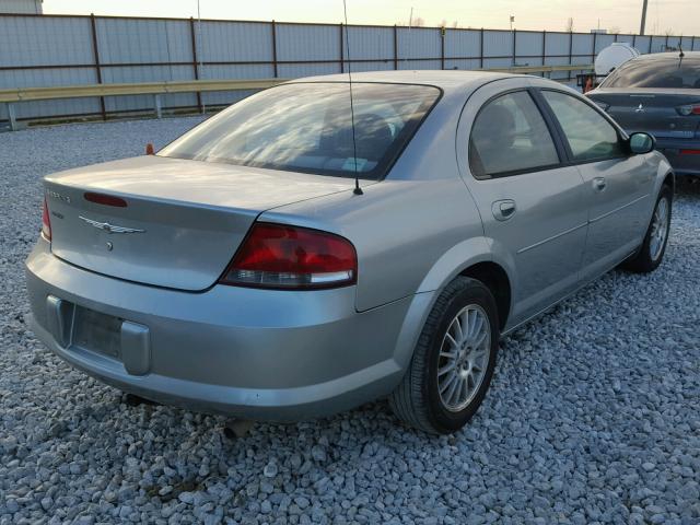 1C3EL46R74N282113 - 2004 CHRYSLER SEBRING LX GREEN photo 4