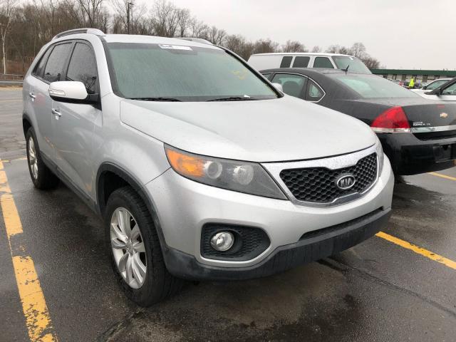 5XYKU4A12BG019111 - 2011 KIA SORENTO EX SILVER photo 1