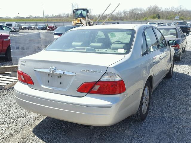 4T1BF28B93U313002 - 2003 TOYOTA AVALON XL SILVER photo 4