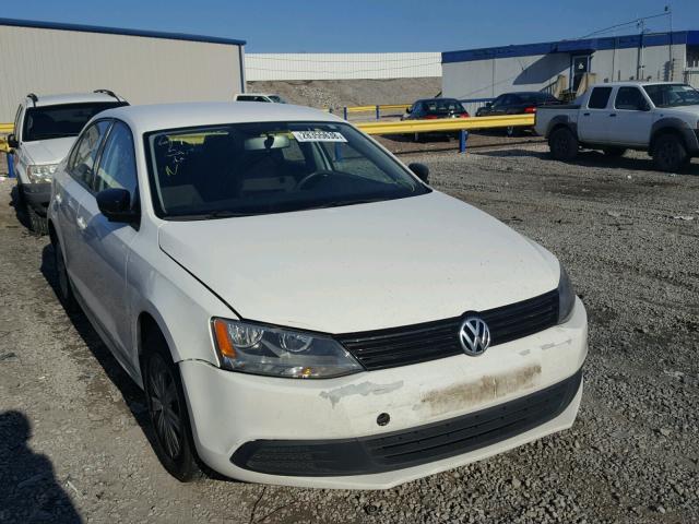 3VW2K7AJ8BM398641 - 2011 VOLKSWAGEN JETTA BASE WHITE photo 1