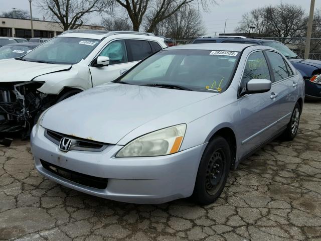 1HGCM56383A064013 - 2003 HONDA ACCORD LX SILVER photo 2