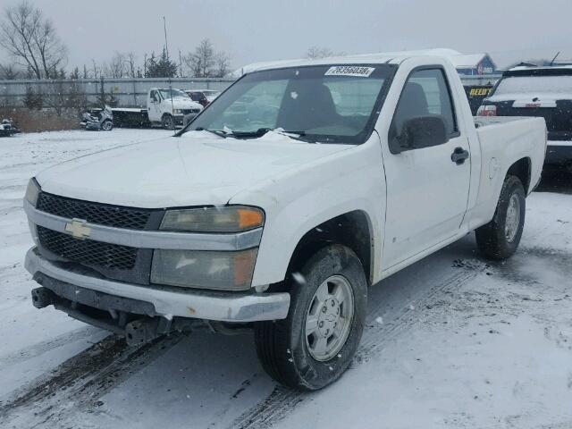 1GCCS148368152412 - 2006 CHEVROLET COLORADO WHITE photo 2