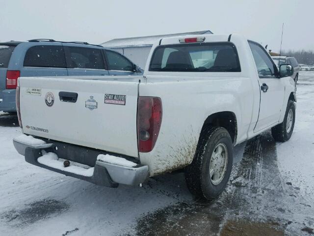 1GCCS148368152412 - 2006 CHEVROLET COLORADO WHITE photo 4