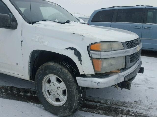 1GCCS148368152412 - 2006 CHEVROLET COLORADO WHITE photo 9