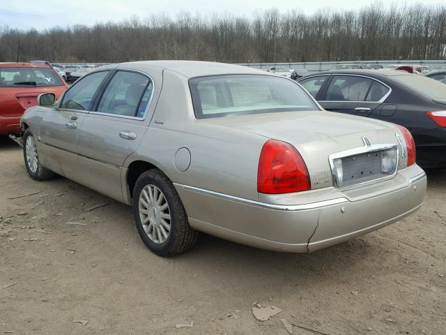 1LNHM81W14Y671088 - 2004 LINCOLN TOWN CAR E TAN photo 3