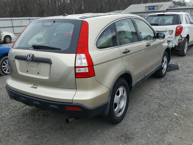 5J6RE483X8L018704 - 2008 HONDA CR-V LX TAN photo 4