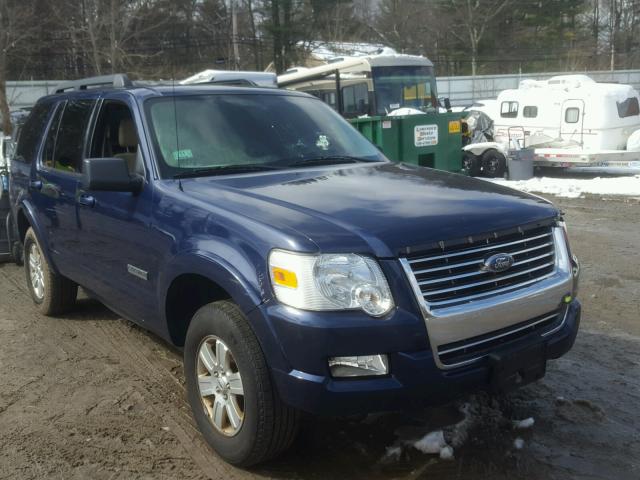 1FMEU73E58UA16883 - 2008 FORD EXPLORER X BLUE photo 1