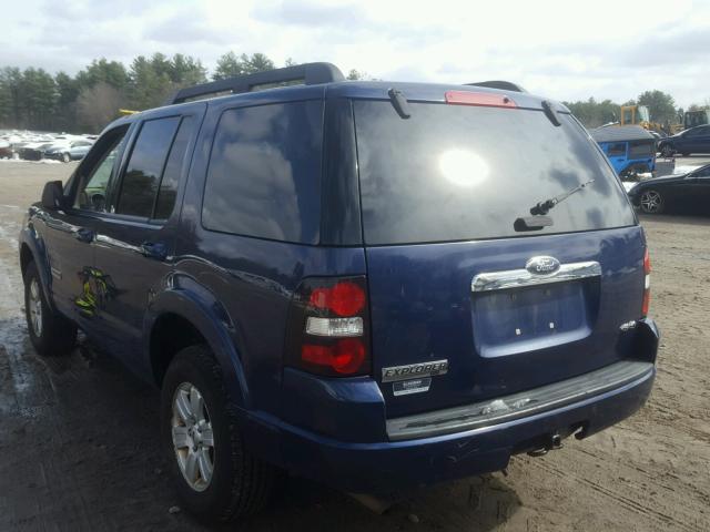 1FMEU73E58UA16883 - 2008 FORD EXPLORER X BLUE photo 3