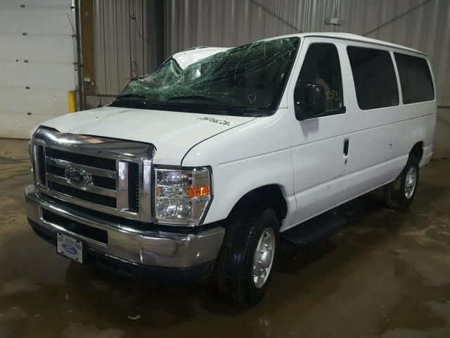 1FBNE3BL7CDA89891 - 2012 FORD ECONOLINE WHITE photo 2